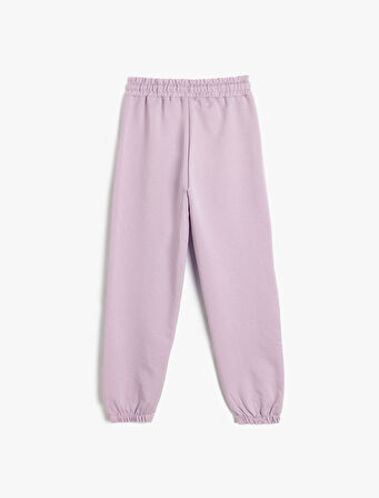 Basic Eşofman Altı Pamuklu Beli Lastikli