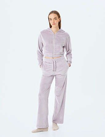 Cepli Beli Bağlamalı Rahat Kalıp Kafide Pijama Altı