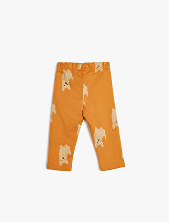 Basic Jogger Eşofman Altı Beli Lastikli Dokulu Pamuklu