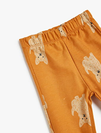 Basic Jogger Eşofman Altı Beli Lastikli Dokulu Pamuklu