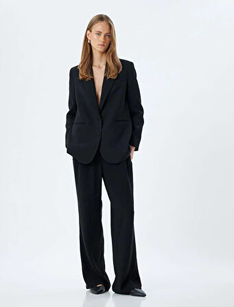 5WAK40015EW Koton Kadın Eşofman Alt SİYAH