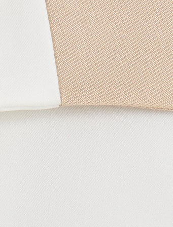 Crop Straplez Büstiyer Kat Detaylı Renk Kontrastlı Slim Fit