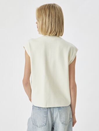 Kolsuz Triko Kazak Dik Yaka 