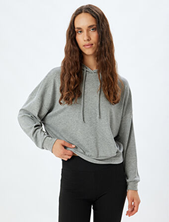 Kapüşonlu Pijama Üstü Uzun Kollu 