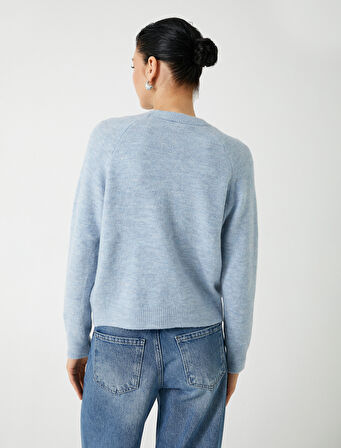 Basic Triko Kazak Uzun Kollu Yumuşak Dokulu