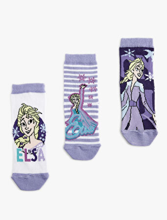 3'lü Disney Frozen Çorap Seti Lisanslı