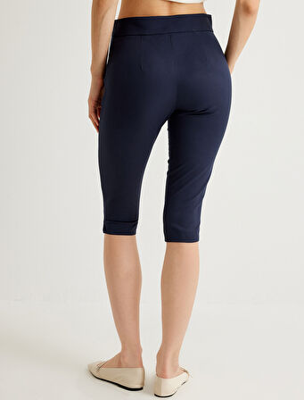 Koton X Melis Ağazat - Kapri Pantolon Standart Bel