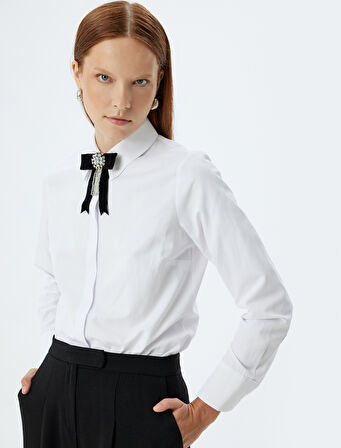 Basic Gömlek Uzun Kollu Slim Fit 