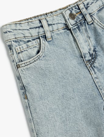 Jogger Kot Pantolon Pamuklu Kapaklı Cep Detaylı