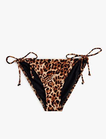 İpli Leopar Bikini Astarlı