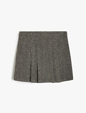 Mini Pileli Etek 