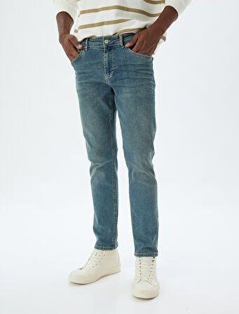 Slim Fit Kot Pantolon - Brad Jean