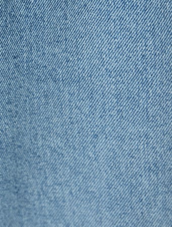 Crop Bol Paça Kot Pantolon Normal Bel Slim Fit Düğmeli - Wide Leg Crop Jean