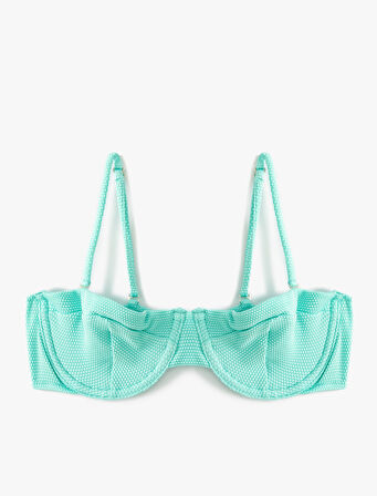 Koton X Şahika Ercümen - Balenli Bikini Üstü Dokulu 