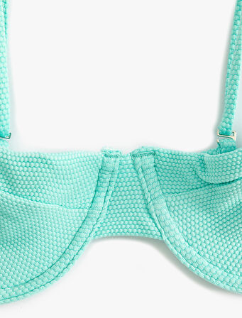 Koton X Şahika Ercümen - Balenli Bikini Üstü Dokulu 