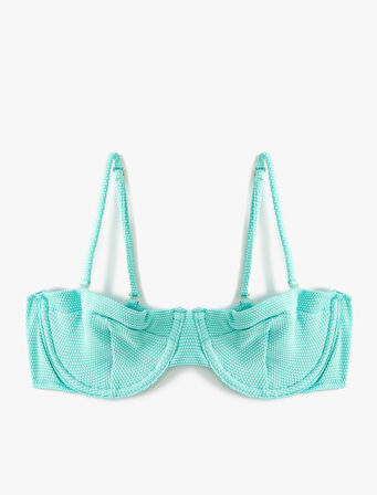 Koton X Şahika Ercümen - Balenli Bikini Üstü Dokulu 