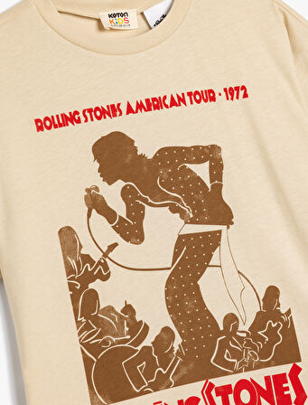 Rolling Stones Tişört Lisanslı Kısa Kollu Bisiklet Yaka Pamuklu