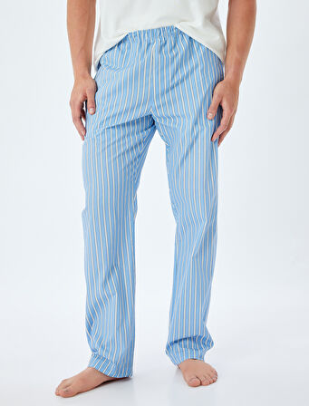 Oversize Pijama Altı Pamuklu Beli Lastikli Cep Detaylı Pamuklu