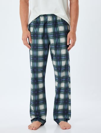 Oversize Pijama Altı Pamuklu Beli Lastikli Cep Detaylı Pamuklu