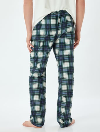 Oversize Pijama Altı Pamuklu Beli Lastikli Cep Detaylı Pamuklu