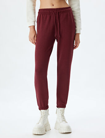 Jogger Eşofman Altı Cep Detaylı Bağcıklı Standart Bel