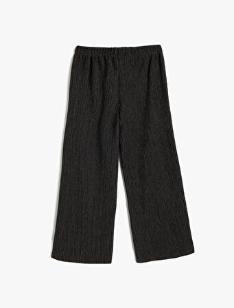 Bol Paça Pantolon Beli Lastikli