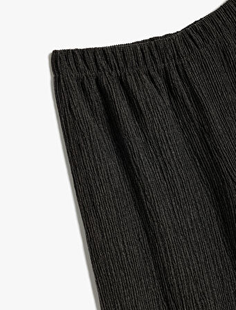 Bol Paça Pantolon Beli Lastikli