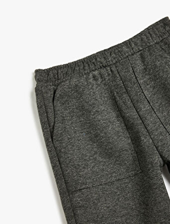 Basic Eşofman Altı Cep Detaylı Beli Lastikli