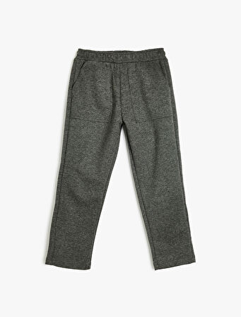 Basic Eşofman Altı Cep Detaylı Beli Lastikli