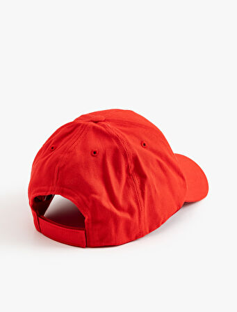 İşlemeli Kep Şapka Pamuklu