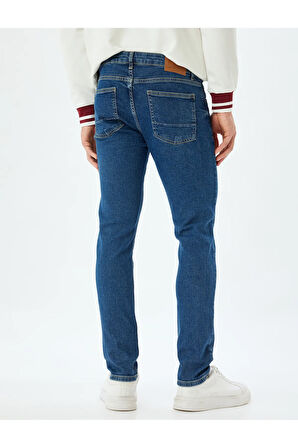 Koyu İndigo Erkek Jeans 5WAM40076ID