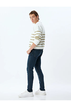 Slim Fit Kot Pantolon - Brad Jean