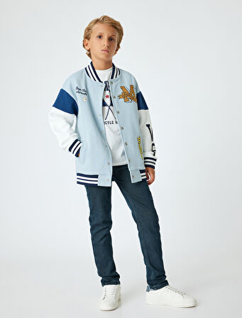 Rahat Bol Kesim Kot Pantolon - Regular Jean