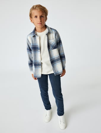 Normal Bel Dar Paça Kot Pantolon - Slim Jean