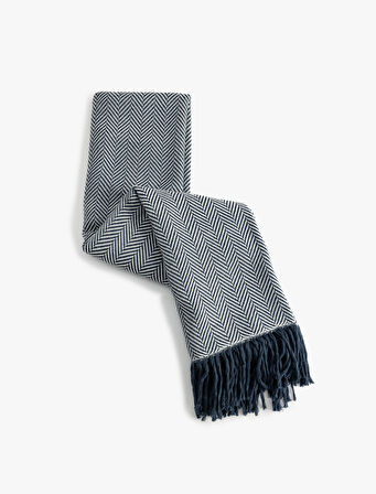 Atkı Püsküllü Dokulu