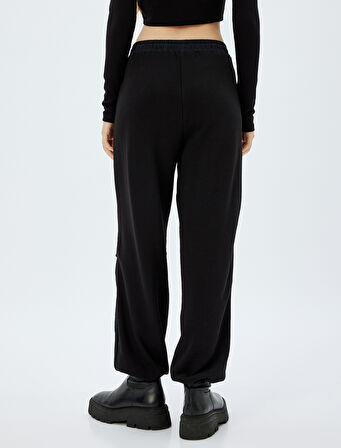 Paraşüt Pantolon Beli ve Paçaları Lastikli Cepli Rahat Kalıp