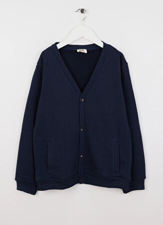 Koton Düz Erkek Çocuk Lacivert Sweatshırt 5WKB10387TK