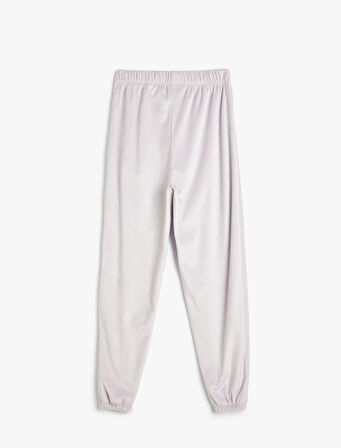 Rahat Kalıp Jogger Kadife Pijama Altı