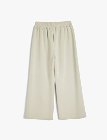 Basic Bol Paça Eşofman Altı Beli Lastikli Modal Kumaş 