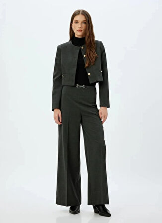 Koton Antrasit Kadın Blazer 5WAK50147UW0C4