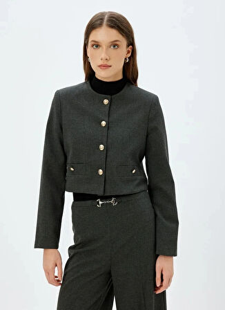 Koton Antrasit Kadın Blazer 5WAK50147UW0C4