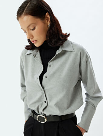 Uzun Kollu Gömlek Manşetleri Uzun Çift Düğmeli