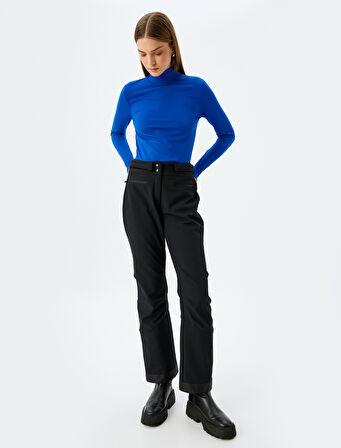 Uzun Kollu Slim Fit Boğazlı Yaka Polar Body 