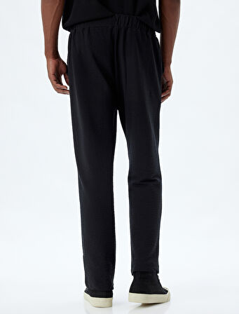 Eşofman Altı Beli Bağcıklı Cep Detaylı Pamuklu