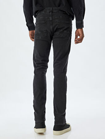 Standart Bel Slim Fit Kot Pantolon - Brad Jean