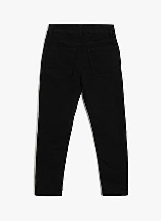 Koton Normal Bel Siyah Erkek Denim Pantolon 5WKB40025TD