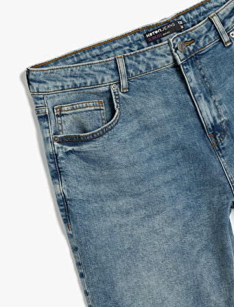 Slim Fit Kot Pantolon - Brad Jean