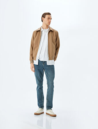 Slim Fit Kot Pantolon - Brad Jean