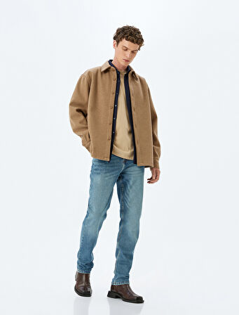 Slim Fit Kot Pantolon - Brad Jean
