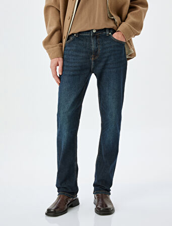 Straight Fit Kot Pantolon - Mark Jean